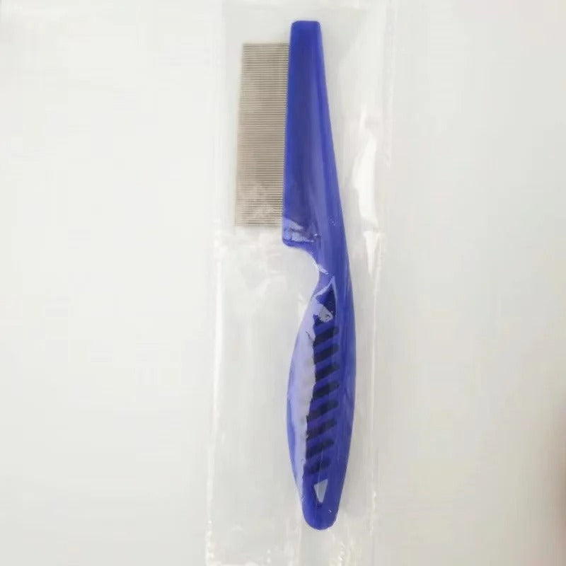 Pet Hair Shedding Comb Stainless Steel Flea Comb for Cat Dog
