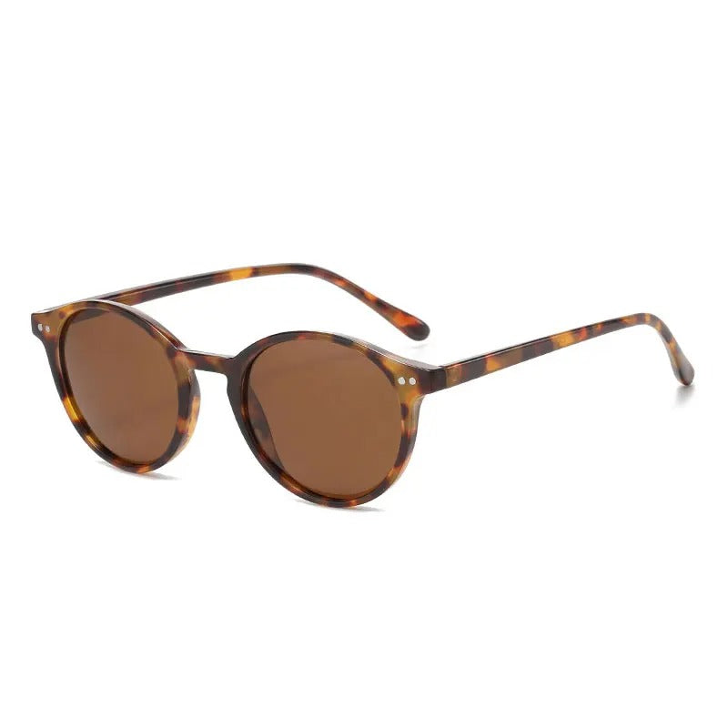 Retro Round Polarized Sunglasses Women