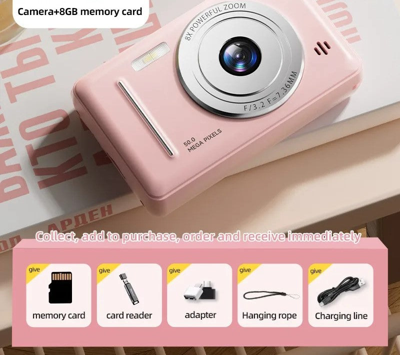 4K Digital Camera Dual Camera Flash 50 Million HD