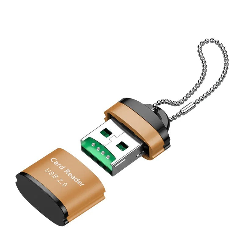 Mini USB for Micro SD  USB 2.0 Mobile Phone Memory Card Reader