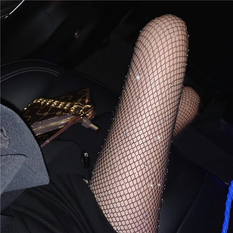 Sexy Women's Long Fishnet Black Summer Thigh High