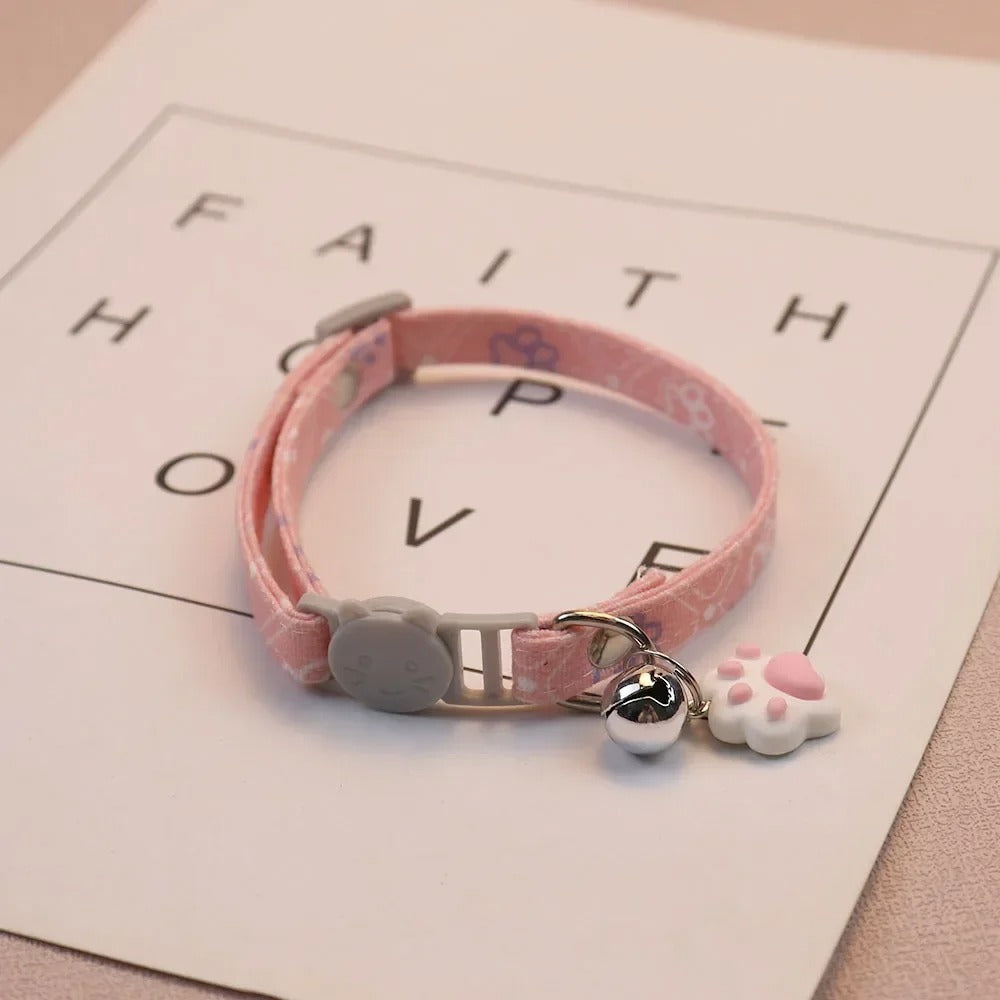 Cute Neck Pet Collar with Bell for Small Dogs Puppy Kitten