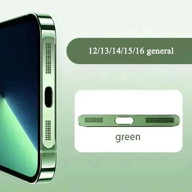 Metal Dust Net for iPhone  Max Speaker Dust Mesh Charging Port