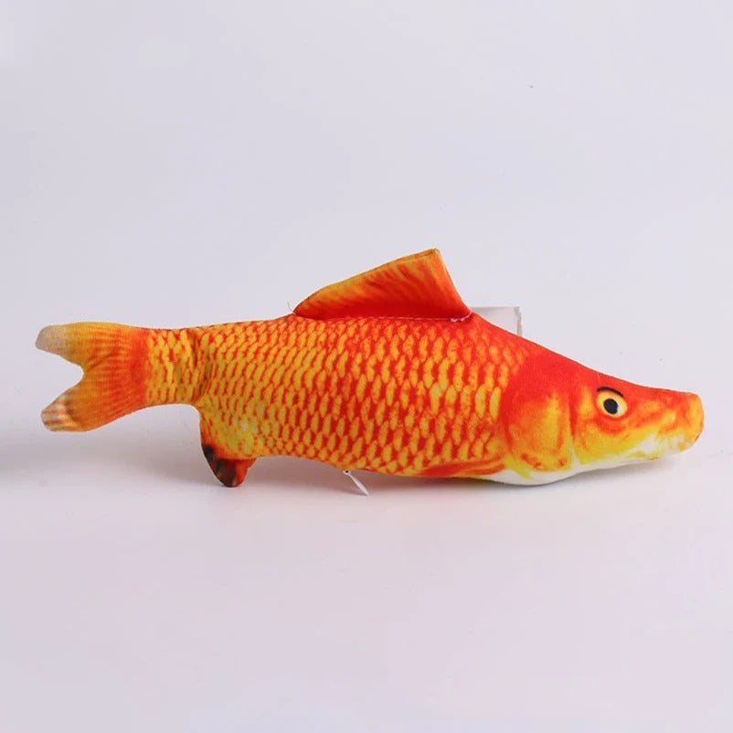 cat-teasing toys simulation fish tear-teasing cat chew plush toys fish