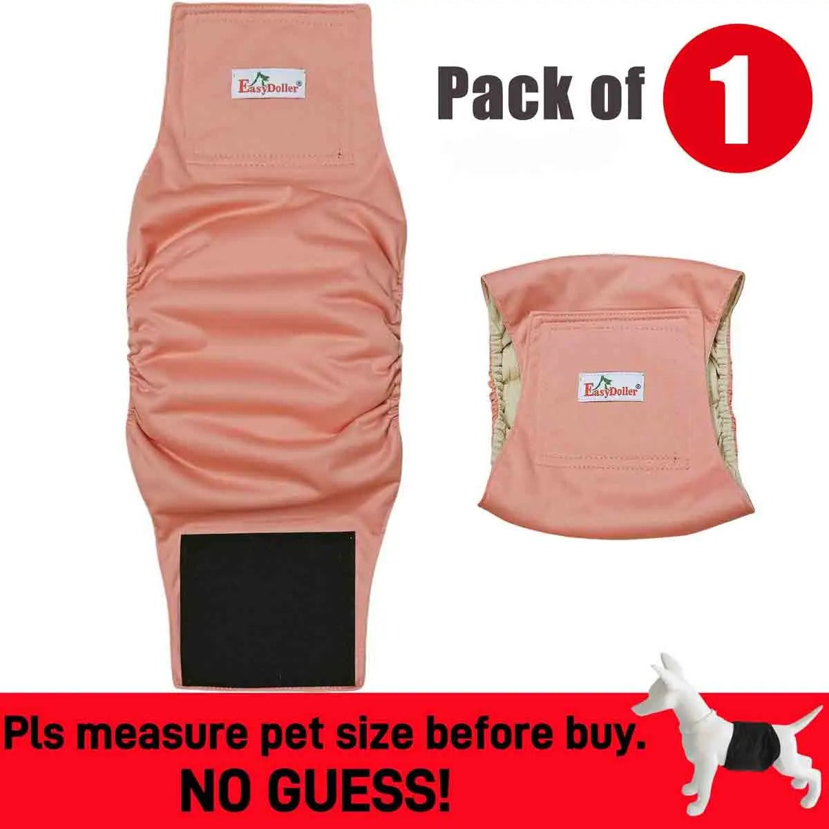 Washable Male Dog Diaper Reusable Pet Sanitary Panties