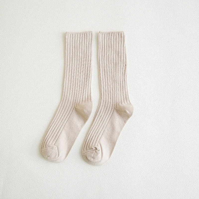 1 Pair Retro Women Cotton Loose Socks
