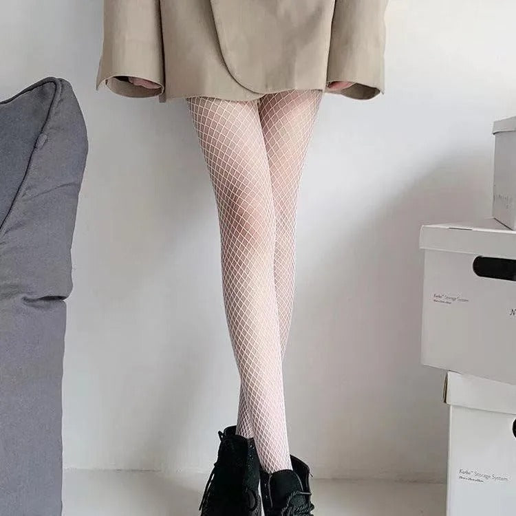 Sexy Women's Long Fishnet Black Summer Thigh High