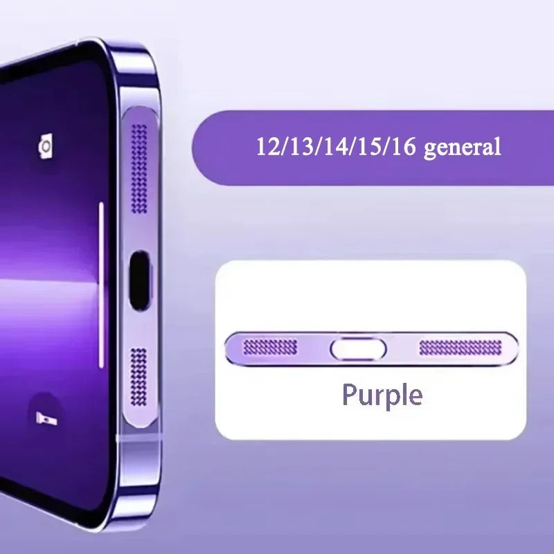 Metal Dust Net for iPhone  Max Speaker Dust Mesh Charging Port