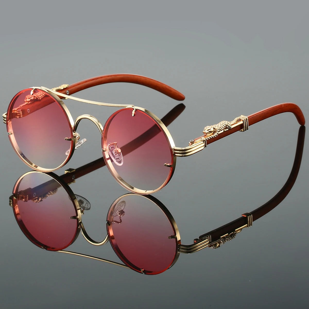 Vintage Round Sunglasses Women Fashion