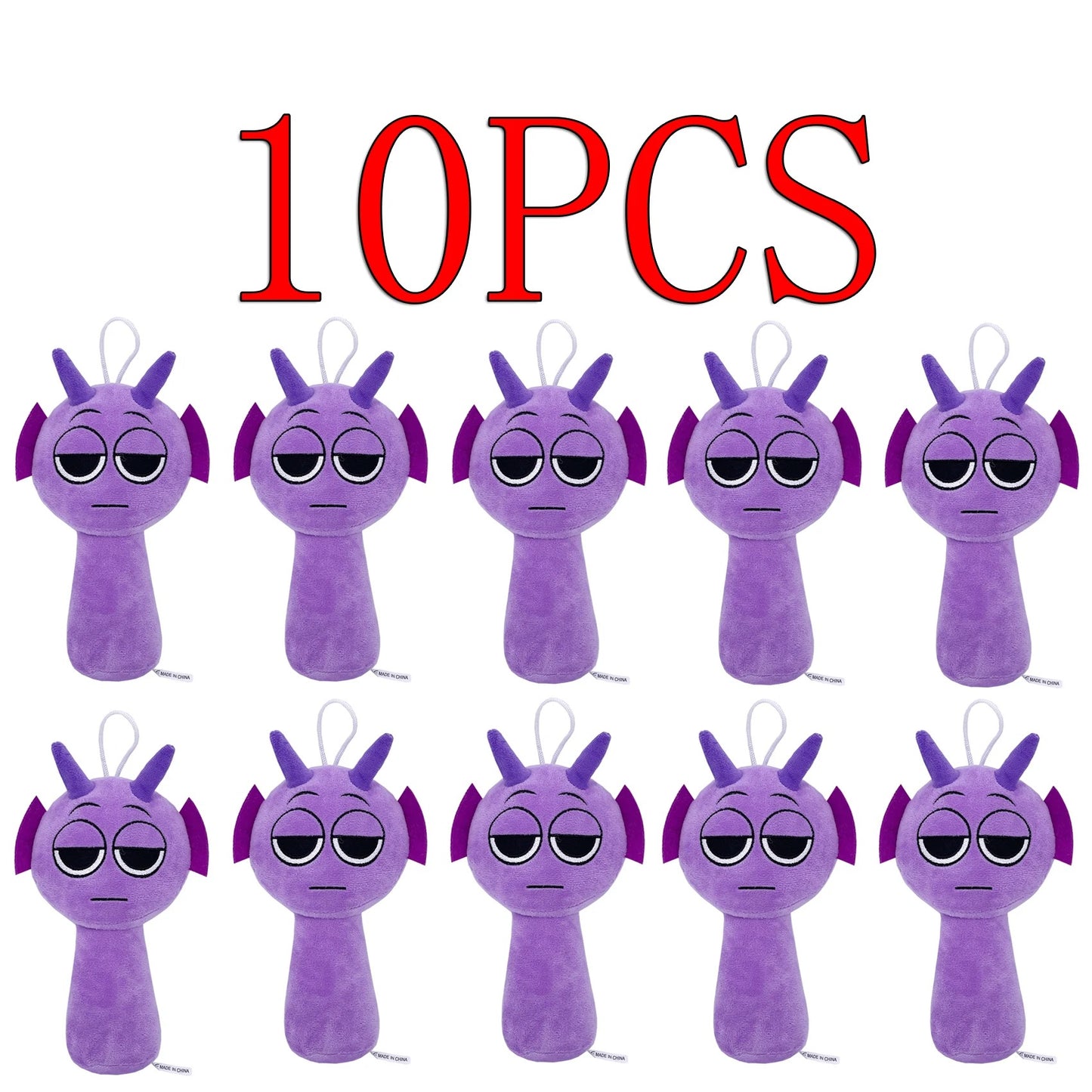 10PCS Sprunki Plush Stuffed Dolls Game Toys