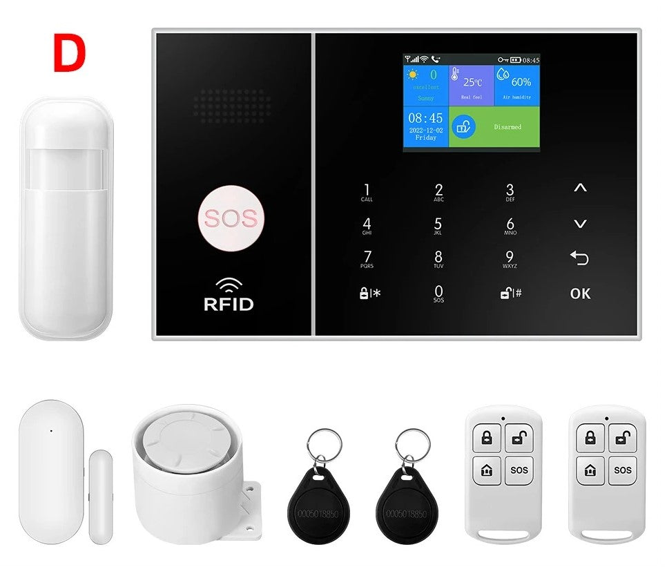 Smart Home Alarm System 4.3 inch WIFI Security Wireless Alarm