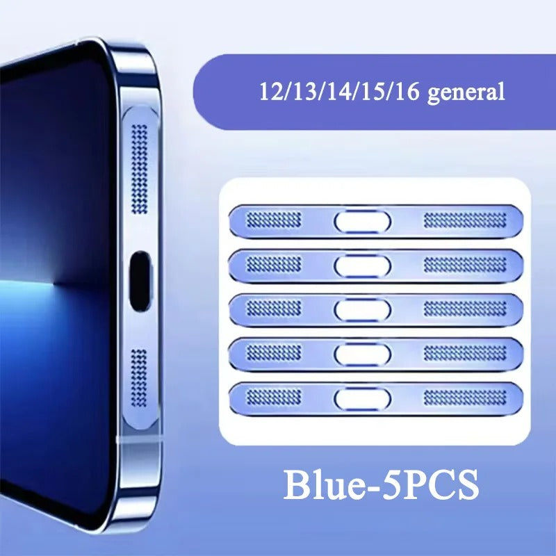 Metal Dust Net for iPhone  Max Speaker Dust Mesh Charging Port