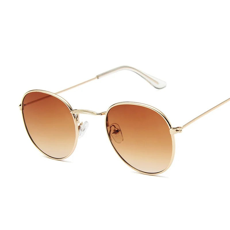 Vintage Small Round Sunglasses Woman