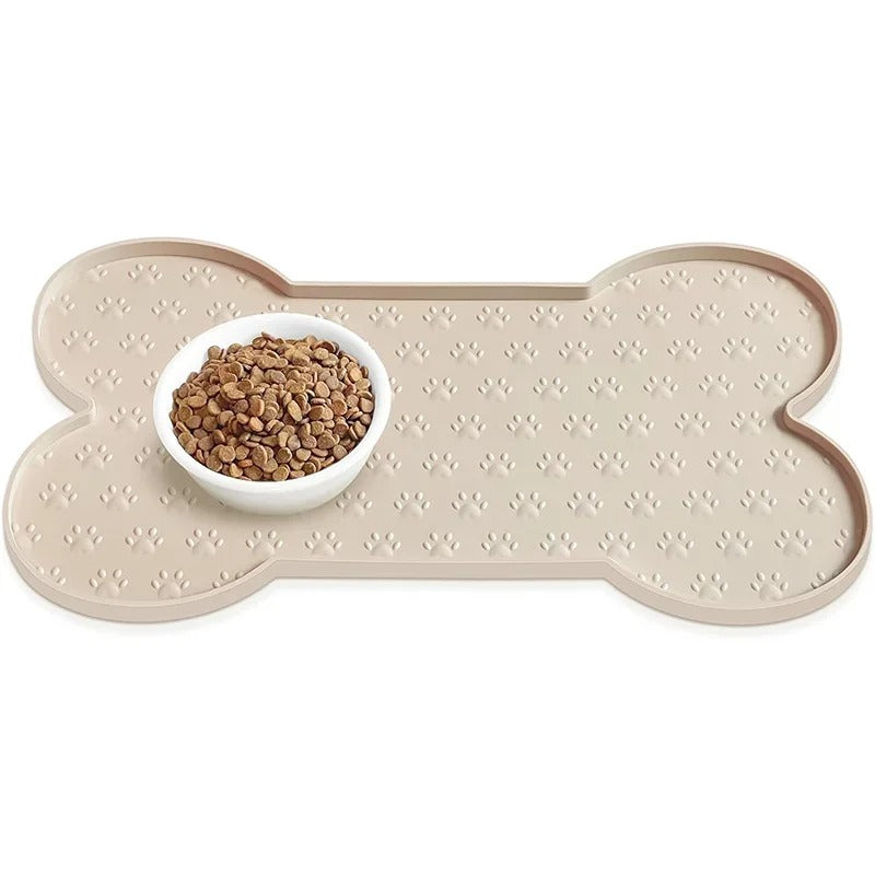Dog Food Mat Anti-Slip Silicone Thicker Pet Placemat Waterproof
