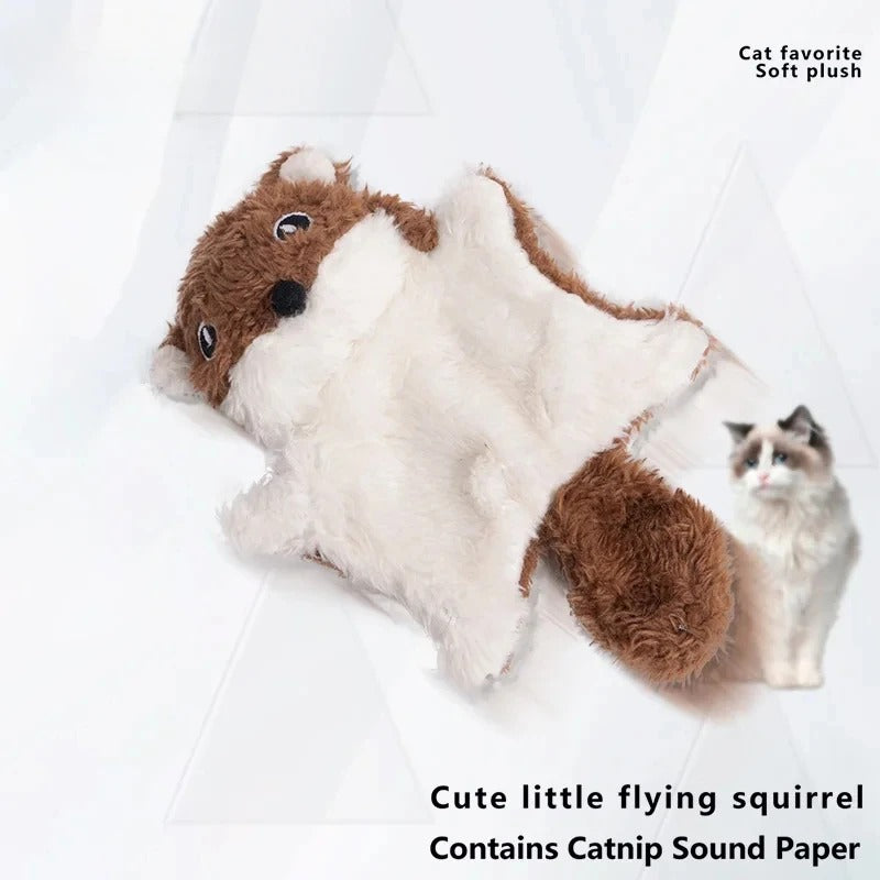Funny Little Flying Squirrel Cat Toys Interaction