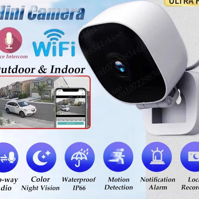 Mini Security Camera Full Color Night Vision WIFI Monitor