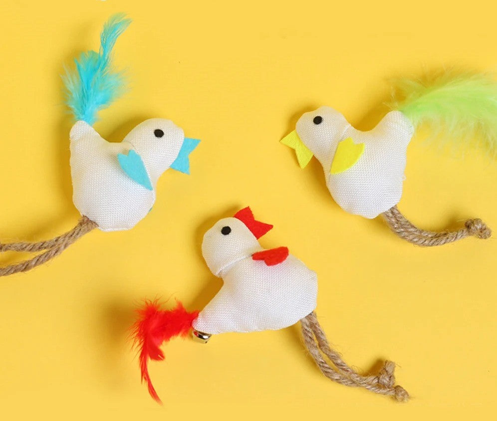 3pcs Simulated Chick Cat Mint Little Cat Toys
