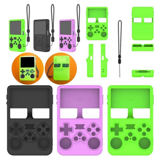 Silicone Case For R36S Handheld Game Console Silicone Soft Shell