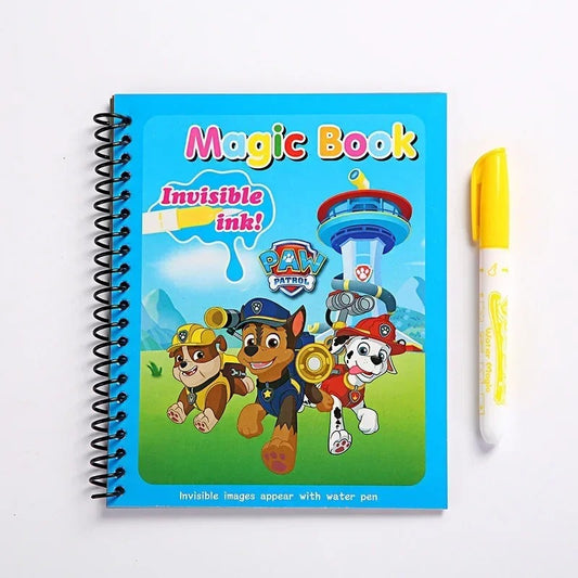 Random 1pc Paw Patrol Watercolor Magic Book Dogs