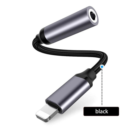 For iPhone To 3 5 MM Jack AUX Cable Adapter For iPhone