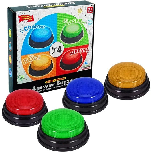 4pcs Answer Buzzers for Kids Adults