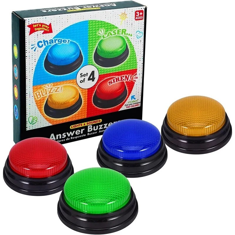 4pcs Answer Buzzers for Kids Adults