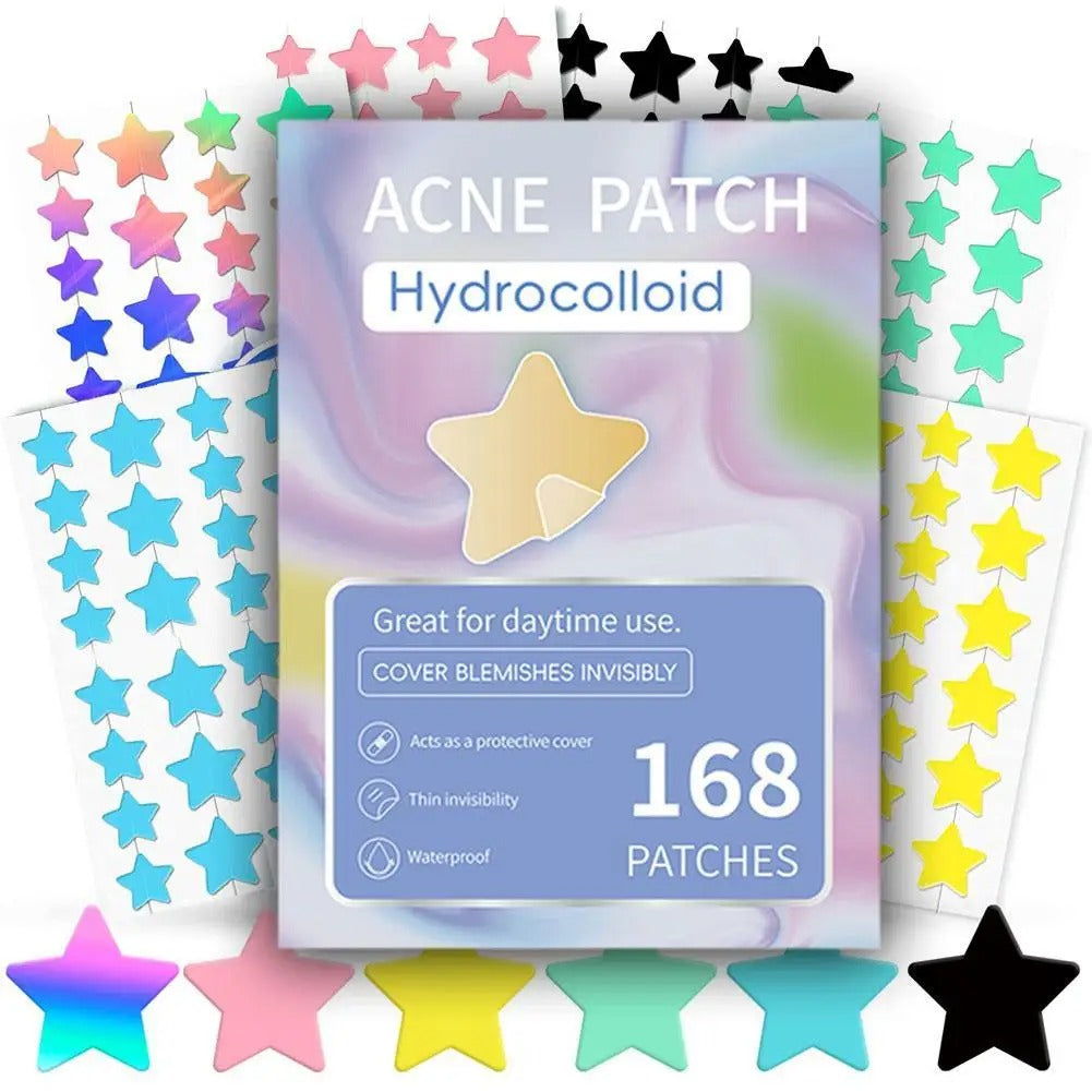Colorful Star Pimple Patch Acne Colorful Invisible Acne Removal