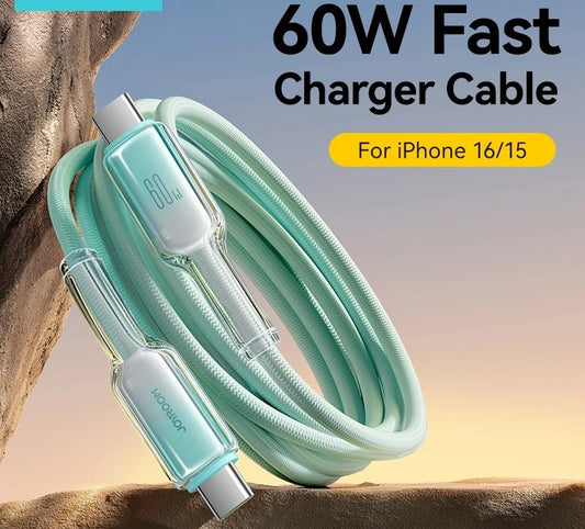 60W USB C to Type C Cable Fast Charge Data Cable