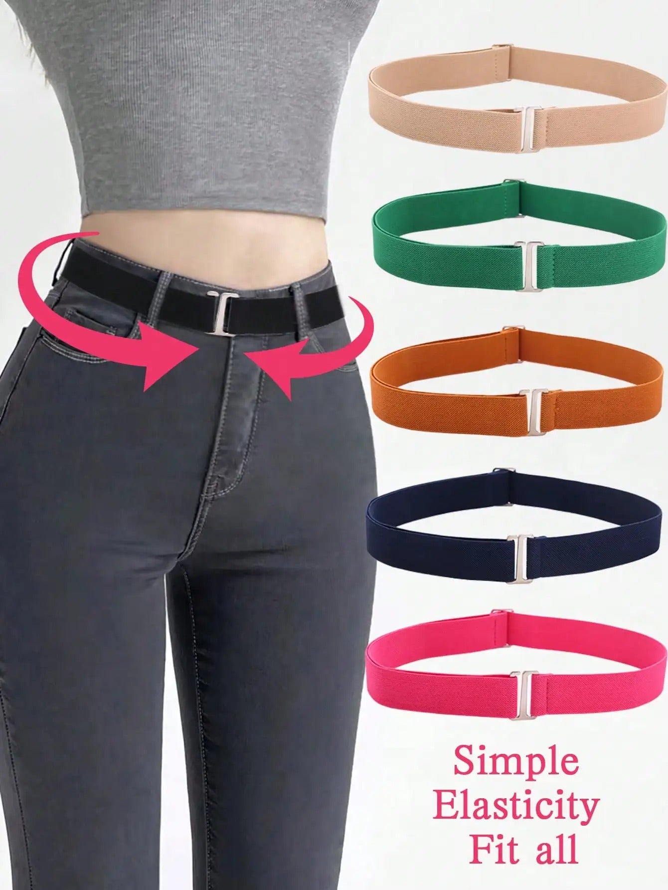 1pc Women's Elastic Comfortable & Adjustable
