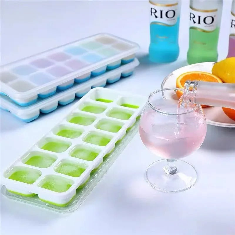 1 PC Soft Bottom Silicone Ice Cube Mold Ice Box DIY Summer Ice Cream Ice Cube