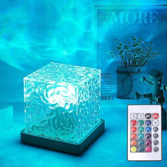 Ocean Wave Projector Light 16 Colors Midnight Aura Lamp