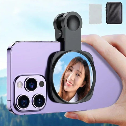 Smartphone Camera Lens Selfie Mirror Clip Kit for iPhone Samsung
