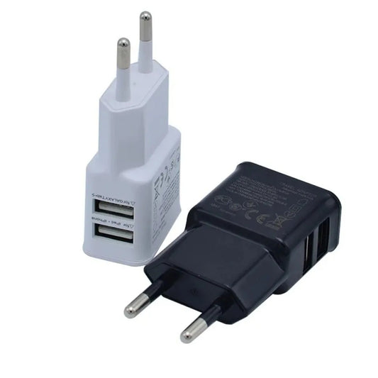 5V Portable Dual USB Power Adapter Mobile Phone Charger