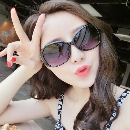 New Fashion Sunglasses Trend Large Frame Sunglasses Women