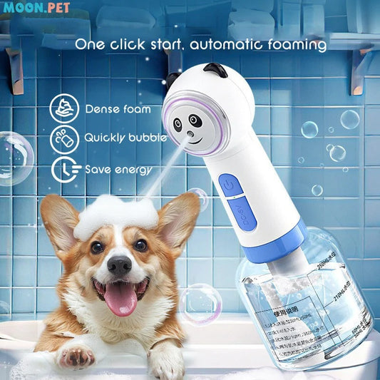 Fun Panda Pet Cleaning Bathing Electric Foam Machine
