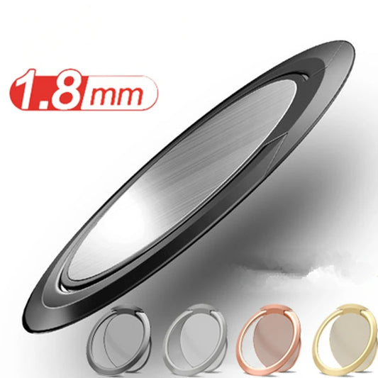 Ultra-thin metal Stent Accessories Mobile Finger Ring Magnetic