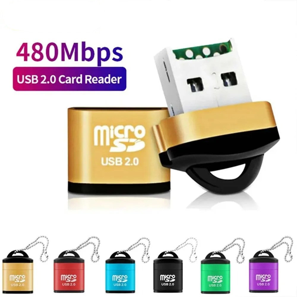 Mini USB for Micro SD  USB 2.0 Mobile Phone Memory Card Reader
