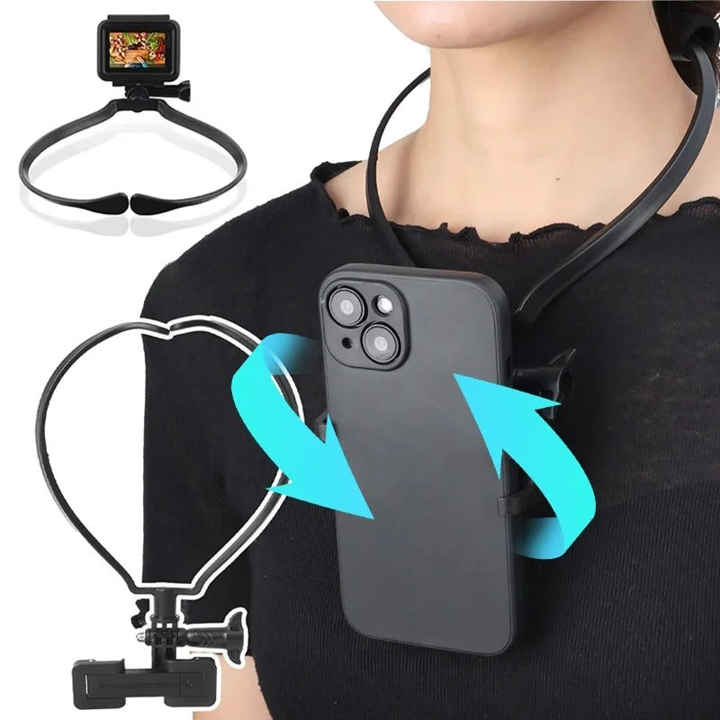 Universal Mobile Phone Halter Neck Holder 360° Rotatable