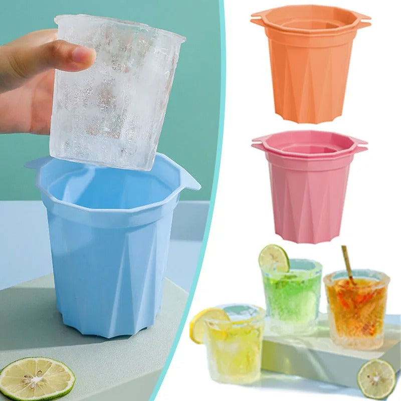 Creative Ice Cup Mold Summer Ice Cup Maker Homemade Refrigerator