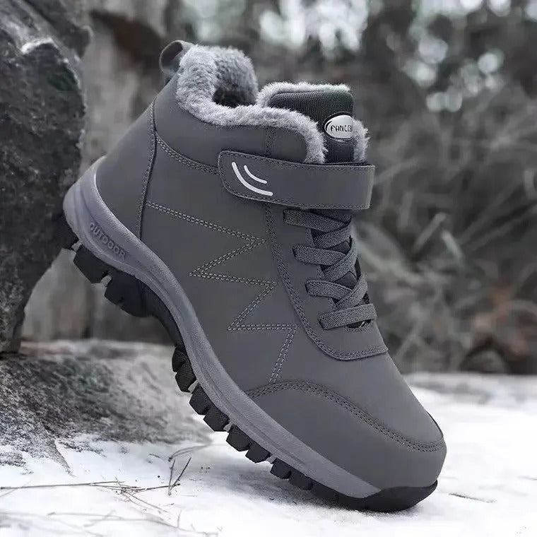Thick Bottom Dad Shoes Winter Warm Fleece Lined Old Beijing Snow
