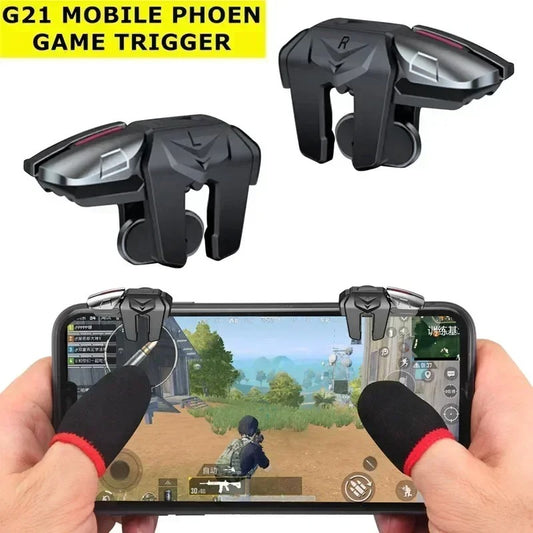Six Fingers Mobile Phone Game Trigger for PUBG Joystick