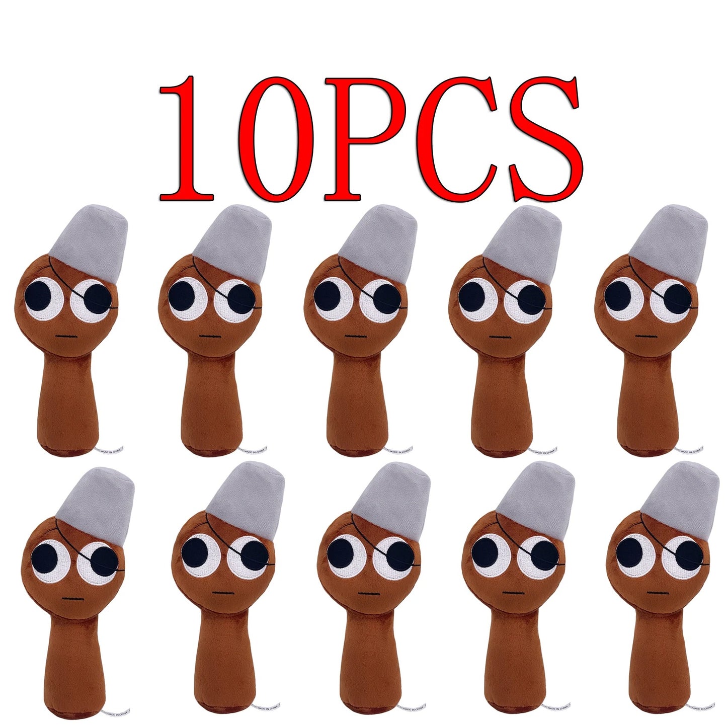 10PCS Sprunki Plush Stuffed Dolls Game Toys