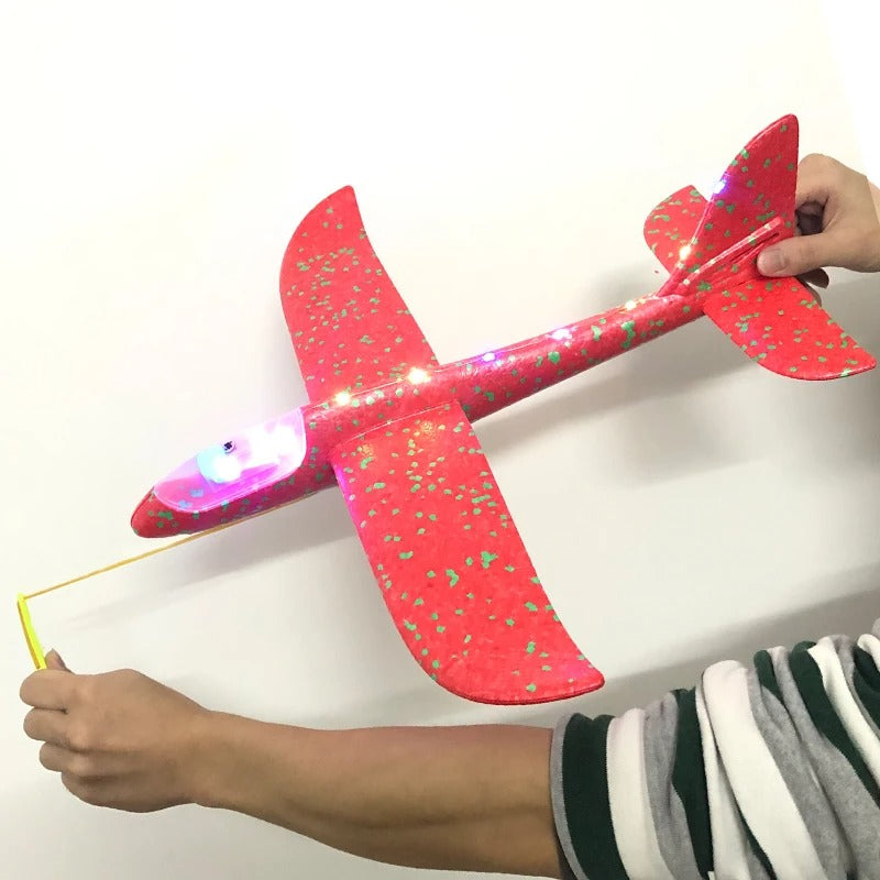 50CM Big Flash Glider Foam Plane Hand Throw Light Inertial Airplane