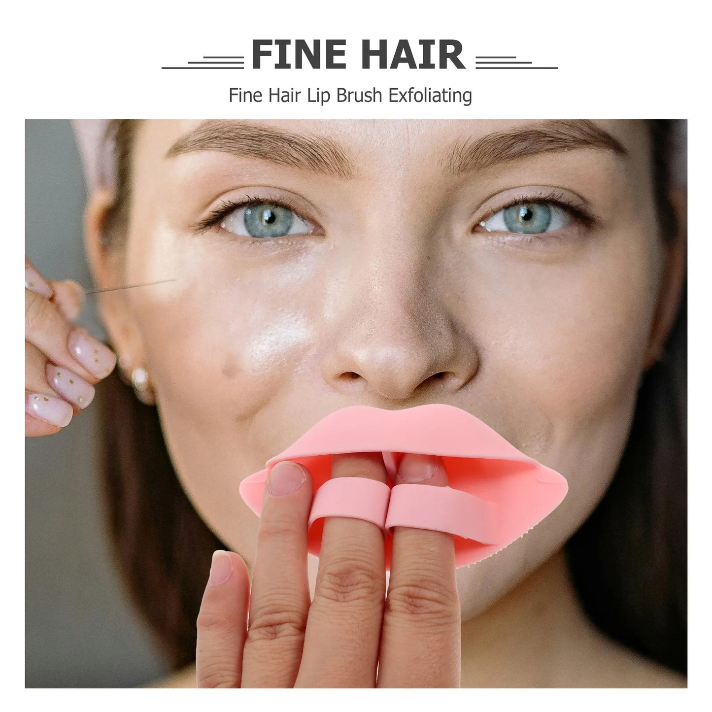 3Pcs Lip Brush Facial Cleansing Brushes For Care Tools