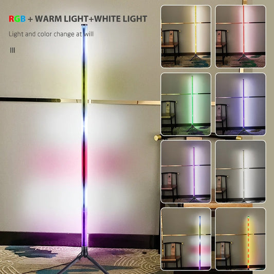 1PC RGB Floor Lamp RGB Corner Floor Lamp