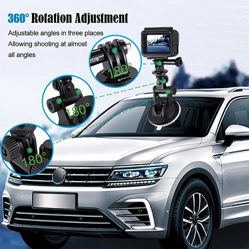 Suction Cup Camera Car Mount Phone Holder