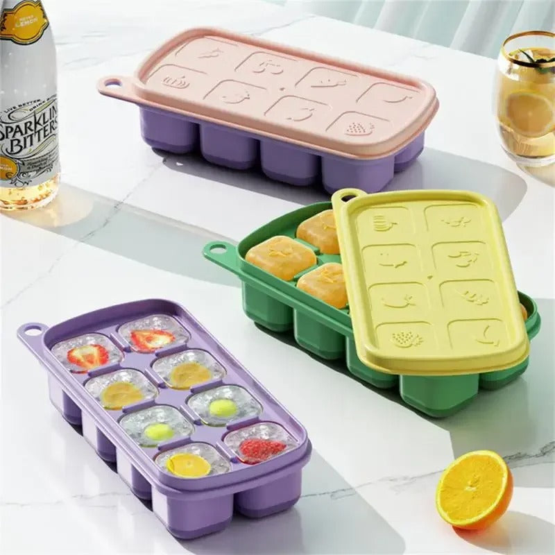 Refrigeration Home Food Grade Silicone Molds Baby Mold Ice