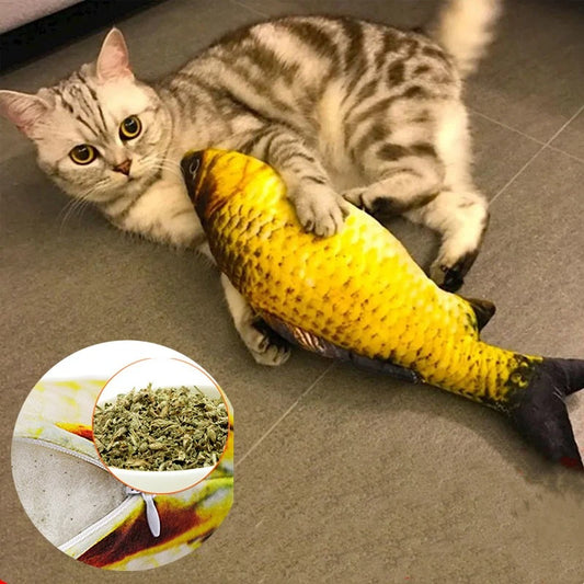 Creative Cat Toy 3d Fish Simulation Soft Plush Anti-Bite