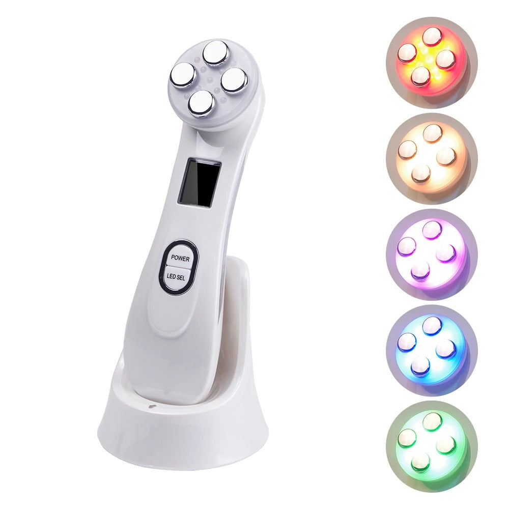 Face Lifting Machine EMS Micro-current Facial Skin Firm Massager LED
