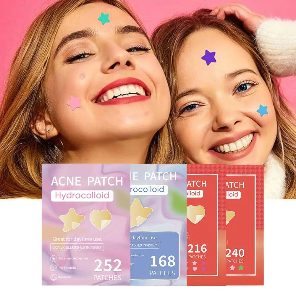 Colorful Star Pimple Patch Acne Colorful Invisible Acne Removal
